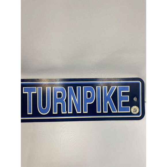 NFL Tennessee Titans Team Street Sign 4" x 24" Turnpike Sign - Picture 4 of 9